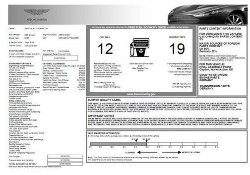 2007 Aston Martin DB9 