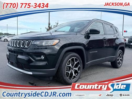 Black 2025 Jeep Compass Limited