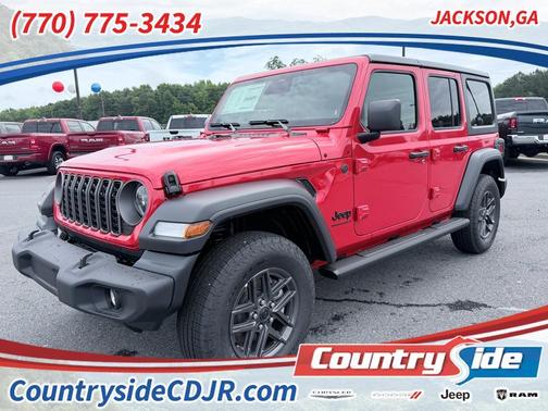 Firecracker Red Clearcoat 2026 Jeep Wrangler Sport