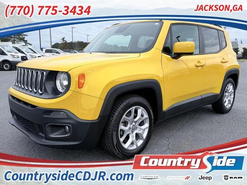 Solar Yellow 2018 Jeep Renegade Latitude