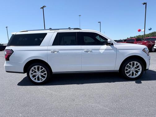 White Platinum Tri-Coat Metallic 2018 Ford Expedition Max Limited