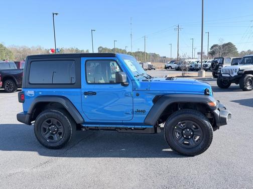 Hydro Blue Pearlcoat 2026 Jeep Wrangler Sport