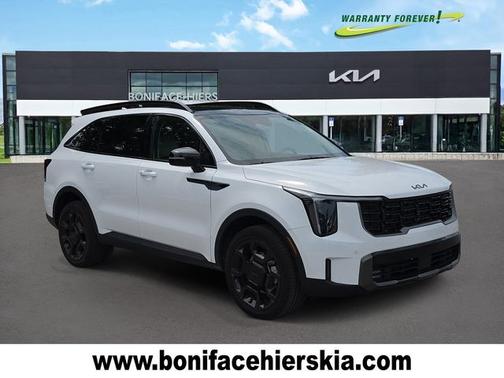White Pearl 2025 Kia Sorento X-Line EX