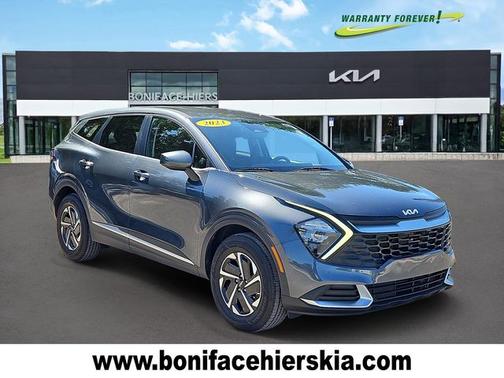 Gray 2023 Kia Sportage Hybrid LX