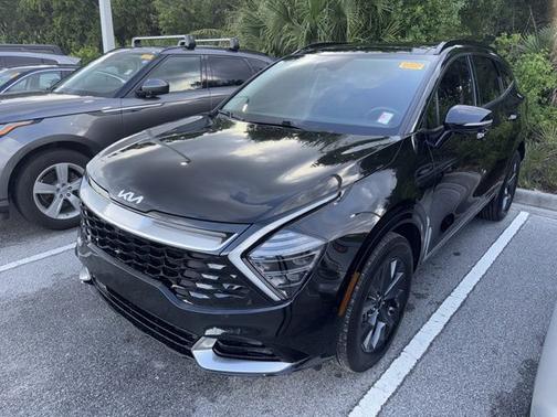 Black 2023 Kia Sportage Hybrid SX-Prestige