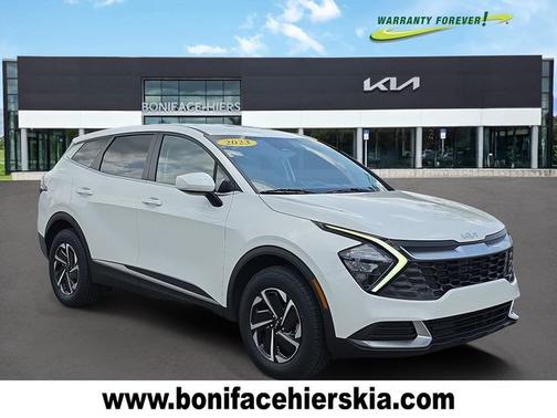 Snow White Pearl 2023 Kia Sportage Hybrid LX