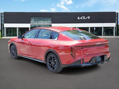 Currant Red 2025 Kia K4 GT-Line Turbo