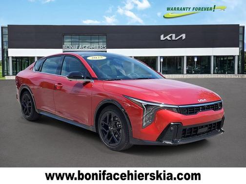 Currant Red 2025 Kia K4 GT-Line Turbo