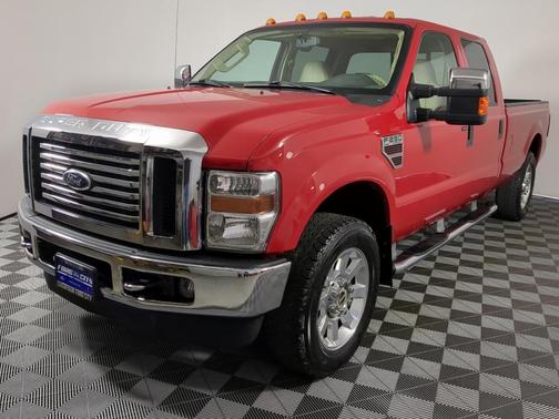Red 2008 Ford F-250 XL