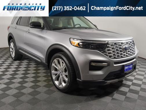 Iconic Silver Metallic 2022 Ford Explorer Platinum