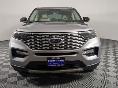 Iconic Silver Metallic 2022 Ford Explorer Platinum