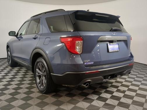 Infinite Blue Metallic Tinted Clearcoat 2021 Ford Explorer XLT