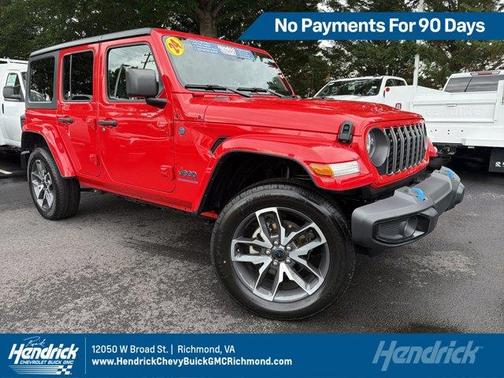 Firecracker Red Clearcoat 2024 Jeep Wrangler 4xe Sport