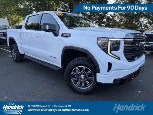 Summit White 2024 GMC Sierra 1500 AT4