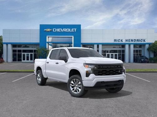 Summit White 2026 Chevrolet Silverado 1500 Custom