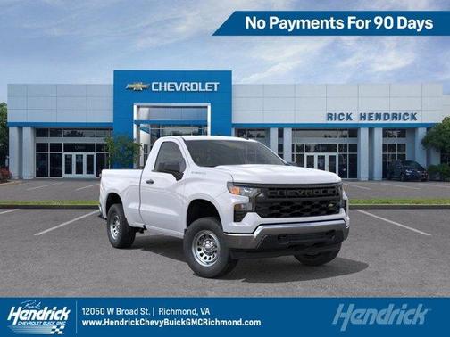 Summit White 2026 Chevrolet Silverado 1500 WT
