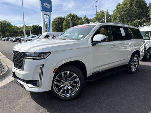 Crystal White Tri-Coat 2021 Cadillac Escalade Premium Luxury