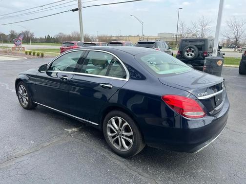 Blue 2017 Mercedes-Benz C-Class C 300 4MATIC