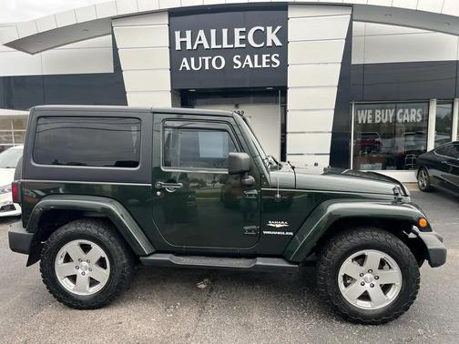 Green 2010 Jeep Wrangler Sahara