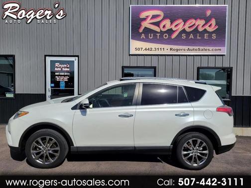 White 2018 Toyota RAV4 Limited