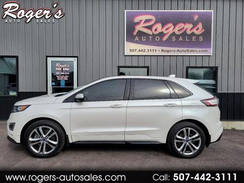 Pearl White 2018 Ford Edge Sport