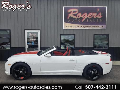 White 2014 Chevrolet Camaro 2LT
