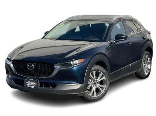 Deep Crystal Blue Mica 2024 Mazda CX-30 2.5 S Preferred Package