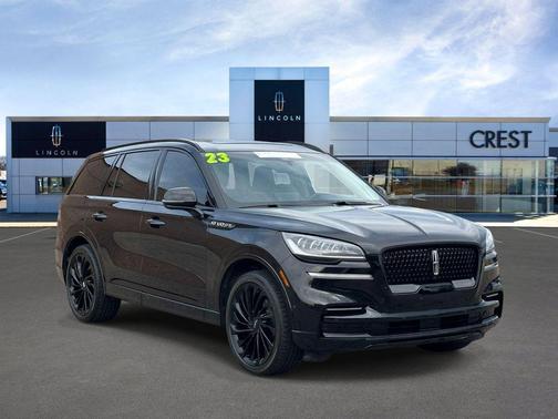 Infinite Black Metallic Clearcoat 2023 Lincoln Aviator Reserve AWD