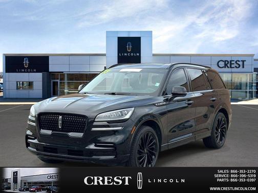 Infinite Black Metallic Clearcoat 2023 Lincoln Aviator Reserve AWD