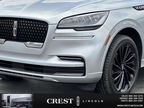 Silver Radiance Metallic Clearcoat 2024 Lincoln Aviator Reserve AWD