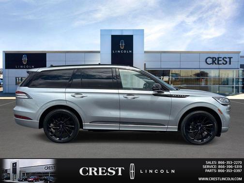 Silver Radiance Metallic Clearcoat 2024 Lincoln Aviator Reserve AWD