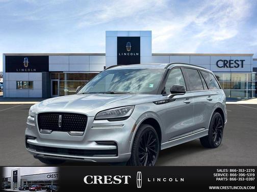 Silver Radiance Metallic Clearcoat 2024 Lincoln Aviator Reserve AWD