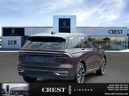 Diamond Red Metallic Clearcoat 2024 Lincoln Nautilus Black Label