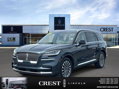 Flight Blue Metallic Clearcoat 2024 Lincoln Aviator Reserve AWD