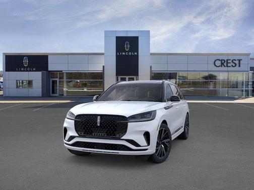 Pristine White Metallic Tri-Coat 2026 Lincoln Aviator Black Label AWD