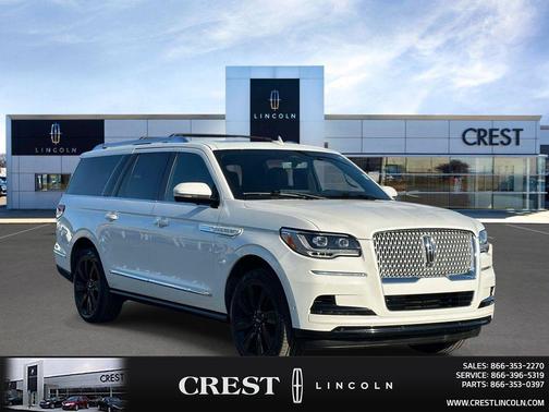 Pristine White Metallic Tri-Coat 2022 Lincoln Navigator Reserve