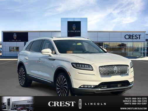 Pristine White Metallic Tri-Coat 2023 Lincoln Nautilus Black Label