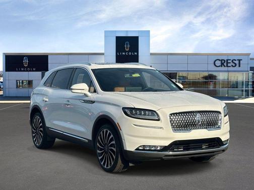 Pristine White Metallic Tri-Coat 2023 Lincoln Nautilus Black Label