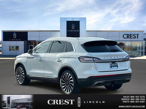 Pristine White Metallic Tri-Coat 2023 Lincoln Nautilus Black Label