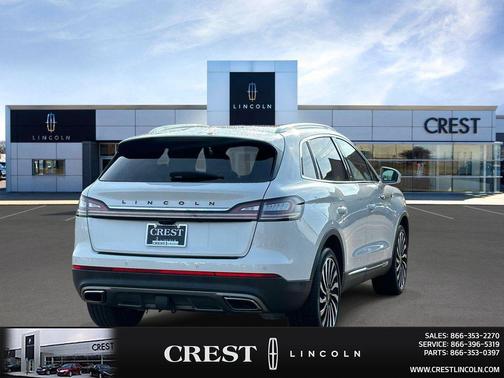 Pristine White Metallic Tri-Coat 2023 Lincoln Nautilus Black Label