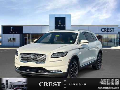 Pristine White Metallic Tri-Coat 2023 Lincoln Nautilus Black Label
