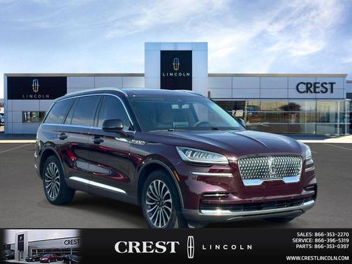 Diamond Red Metallic Tinted Clearcoat 2023 Lincoln Aviator Standard AWD