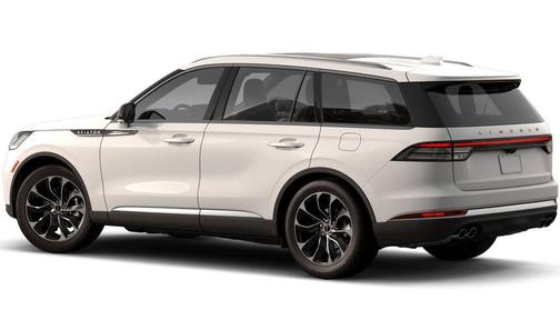 Pristine White Metallic Tri-Coat 2026 Lincoln Aviator Reserve AWD