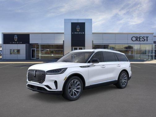 Pristine White Metallic Tri-Coat 2026 Lincoln Aviator Reserve AWD