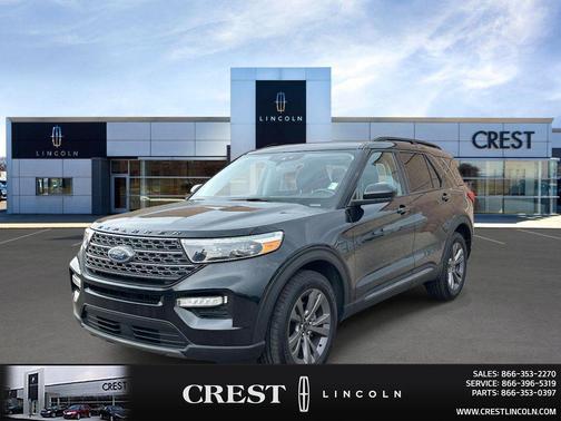 Agate Black Metallic 2022 Ford Explorer XLT