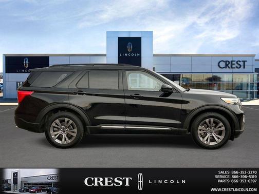 Agate Black Metallic 2022 Ford Explorer XLT