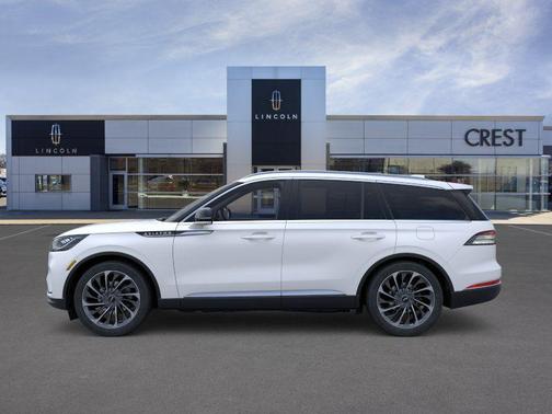 Pristine White Metallic Tri-Coat 2026 Lincoln Aviator Reserve AWD