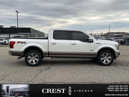 White Platinum 2018 Ford F-150 King Ranch
