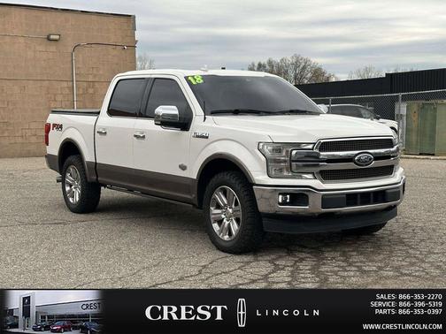 White Platinum 2018 Ford F-150 King Ranch