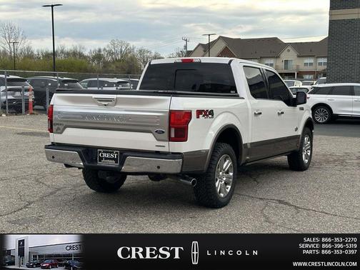 White Platinum 2018 Ford F-150 King Ranch